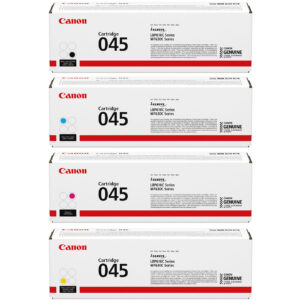 Canon 045 4-Color Toner Cartridge set for LBP611Cn 613Cdw MF635Cx MF633Cdw MF631Cn