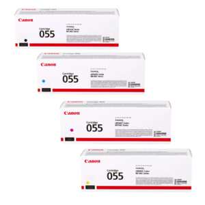 Canon 055 4-Color Set Toner Cartridge for i-Sensys LBP660 and MF740C Series
