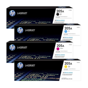 HP 205A 4-color set Toner Cartridges for HP Colour LaserJet Pro M180, M181 and M154