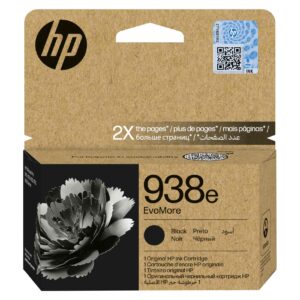 HP 938e High Capacity Black Ink Cartridge for HP Officejet Pro 9730 9110 9120 9130 9720 Printers