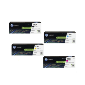 HP 230A 4-Colour Toner Cartridge Set | W2300A W2301A W2302A W2303A | HP Color LaserJet Pro 4201 4203 4303