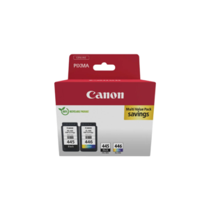 Canon PG-445 Black & CL-446 Colour Ink Cartridge for PIXMA MG2540 TS3140