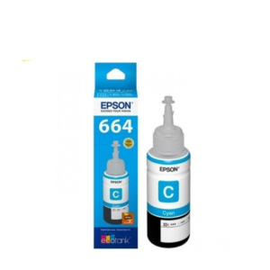 Epson 664 Refill Ink Bottles (T6641 T6642 T6643 T6644) for EcoTank L100 L110 L200 L300 L355 L550 & More — 70ml