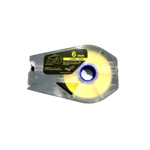 6mm x 30 meter Yellow Label Tape for Canon Cable ID printers