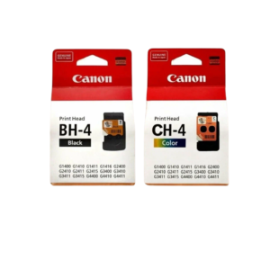 Canon BH4 Black & CH4 Color Print Head For G1400 G2400 G3400 G4400 Series Printers