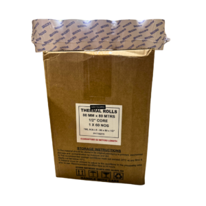 Emigo Thermal Paper Roll 80mm x 80m | for POS Receipt Printer | Box of 60