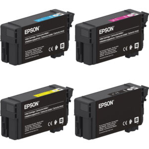 Epson XL Pack Ink Cartridges Multipack T40 T40D1 Black XL 80 ml + T40D2, T40D3, T40D4 XD2 for SureColor SC-T2100 SC-T3100 SC-T5100