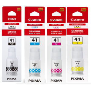 Canon GI-41 High Capacity 4 color Ink set for PIXMA G1420 G2420 G3420 G2430 G2460 G3460 G3470