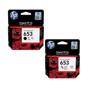 HP 653 Black & Color Combo set Ink Cartridges for HP Deskjet Plus Ink Advantage 4276 6075 6475