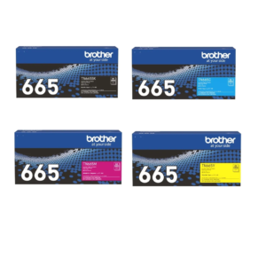 Brother TN-665 4-Color Toner Cartridge Set (BK/C/M/Y) for DCP-L8630CDW, MFC-L8730CDW & MFC-L8970CDW