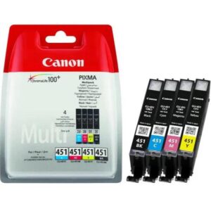 Canon 451 4-Color Combo pack