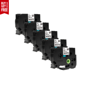SKY 5-PCS Black on White Compatible TZe-231 12mm 0.47 Inch Laminated TZ Tape for Brother P Touch H110 D400 D210 Label Printers
