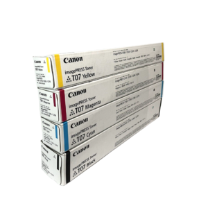Canon T07 4-Color Toner Set for Canon Image PRESS C165 C170 C265 C270