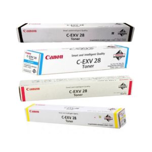 Canon CEXV28 4-color set Toner Cartridges for Use in Image Runner - IR Adv C5250/C5255/C5045/C5051