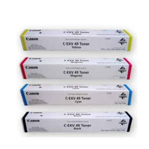 Canon CEXV49 4-Color set Toner Cartridge for Image Runner - IR ADV C3320 C3325 C3330 C3520 C3525 C3530