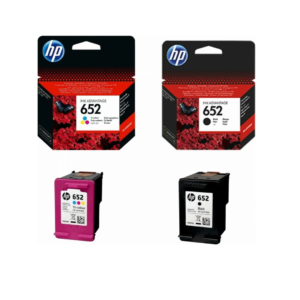 HP 652 Black and Color Ink Cartridge set for HP DeskJet Ink Advantage 4535 4675