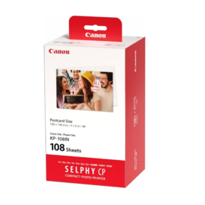 Canon KP-108IN Color Ink And Paper Set for Canon Selphy Printers