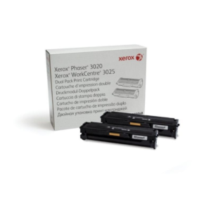 Xerox 106R03048 Dual pack Toner Cartridge for Phaser 3020 and Workcentre 3025 -3000 pages